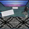 Silver Baroque Gaming Mousepad Silver Baroque Gaming Mousepad