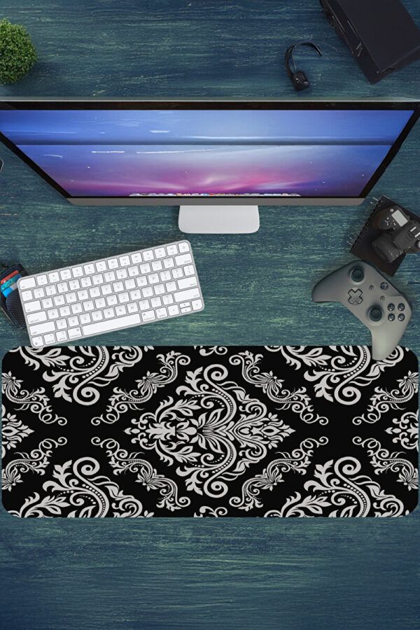 Silver Baroque Gaming Mousepad Silver Baroque Gaming Mousepad