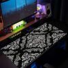Silver Baroque Gaming Mousepad Silver Baroque Gaming Mousepad