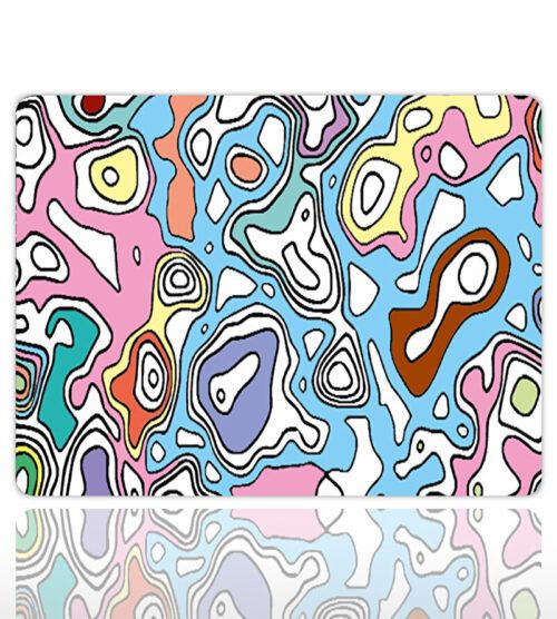 Topografi Desenli Gaming Mousepad Topografi Desenli Gaming Mousepad