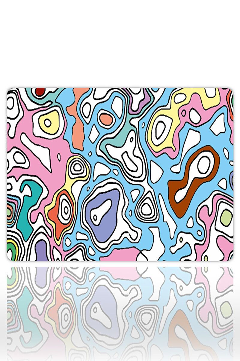 Topografi Desenli Gaming Mousepad