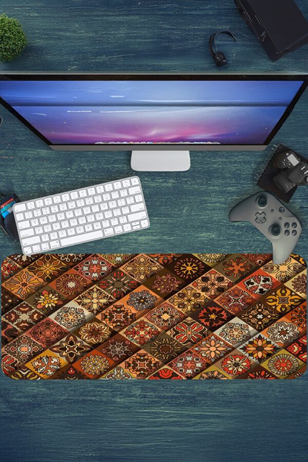 Vintage Mosaic Gaming Mousepad Vintage Mosaic Gaming Mousepad