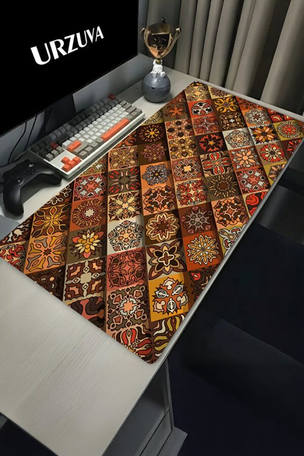 Vintage Mosaic Gaming Mousepad Vintage Mosaic Gaming Mousepad
