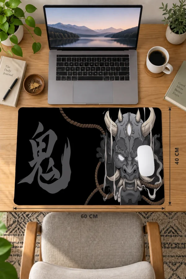 Void Oni Gray 60x40 Gaming Mousepad Void Oni Gray Dizüstü Gaming Mousepad