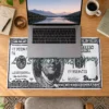 100 Dollar Printed Dizüstü Gaming Mousepad
