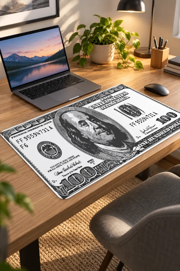 100 Dollar Dizüstü Gaming Mousepad
