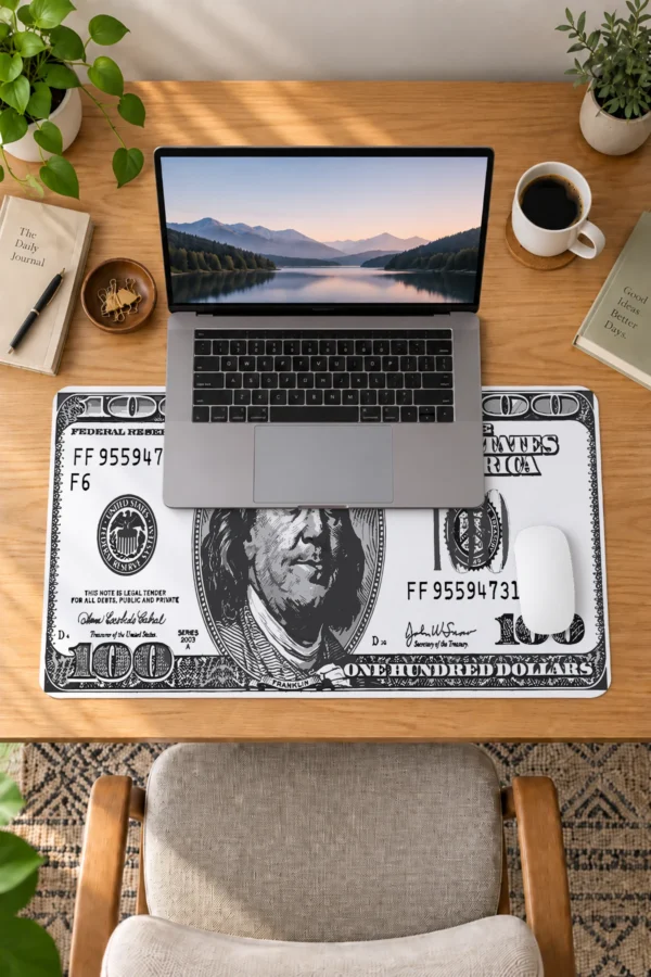 100 Dollar Dizüstü Gaming Mousepad