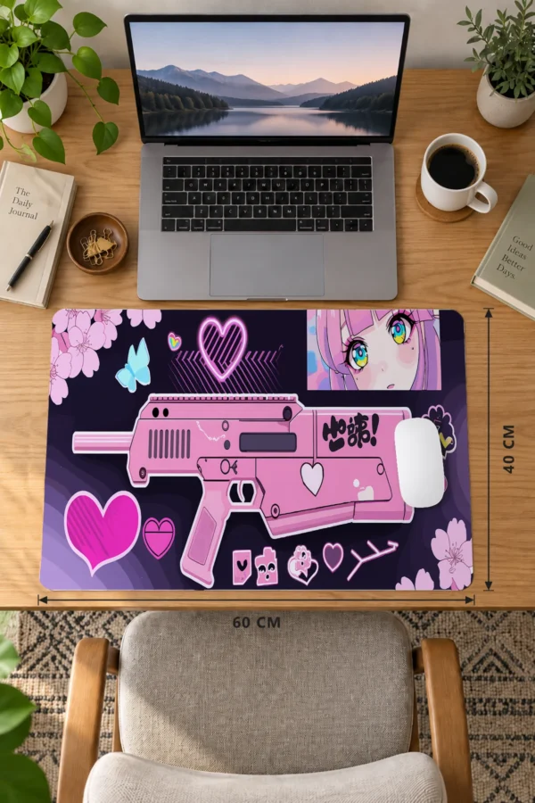 Kawaii Blaster Dizüstü Gaming Mousepad