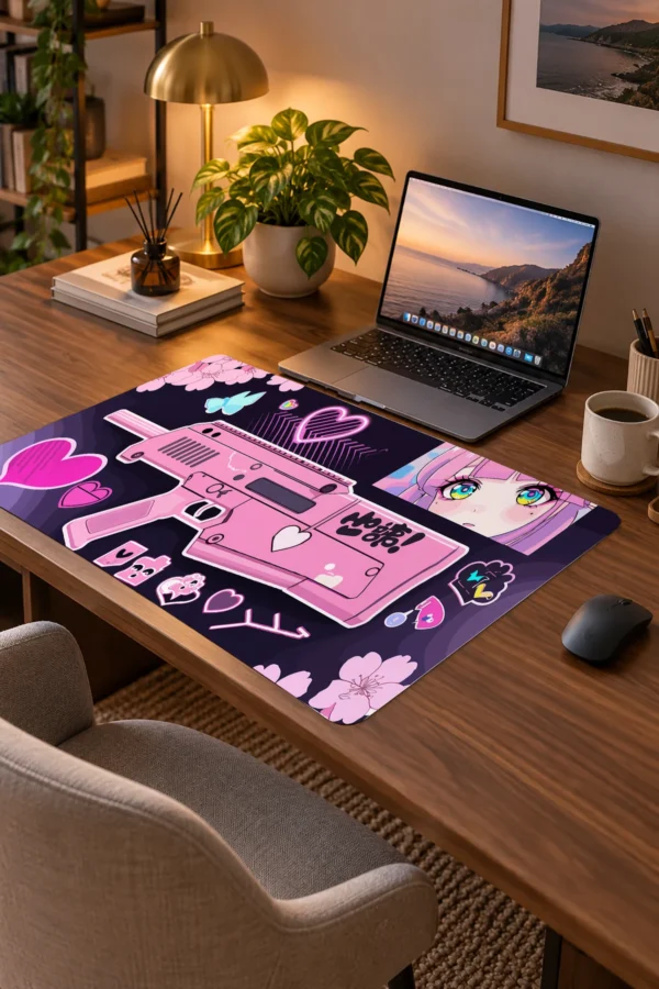 Kawaii Blaster Dizüstü Gaming Mousepad