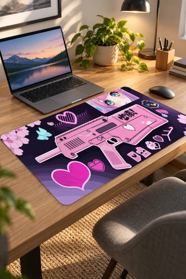 Kawaii Blaster Dizüstü Gaming Mousepad