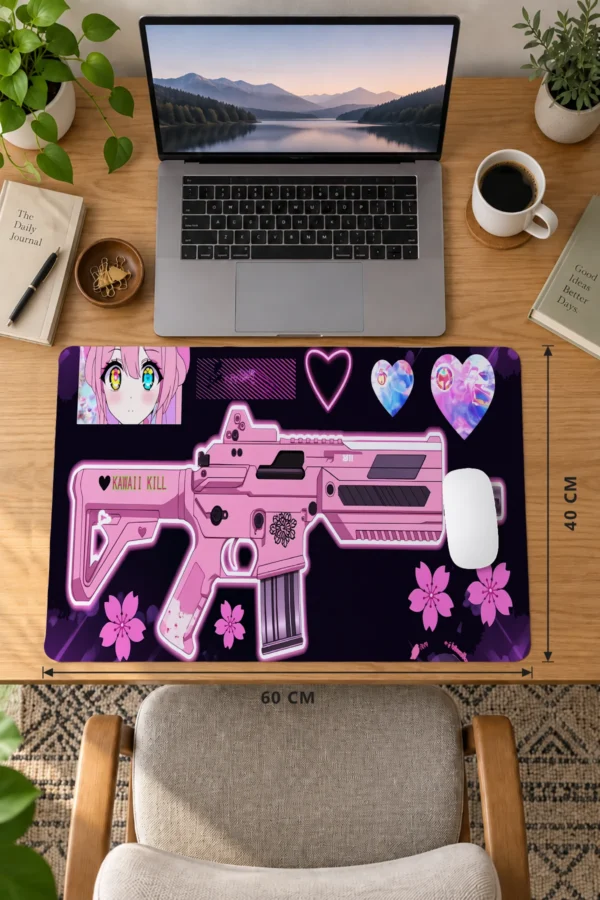 Kawaii Kill Dizüstü Gaming Mousepad