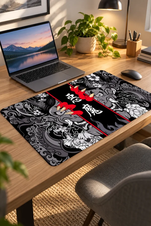 Toxic Demon Gray Dizüstü Gaming Mousepad