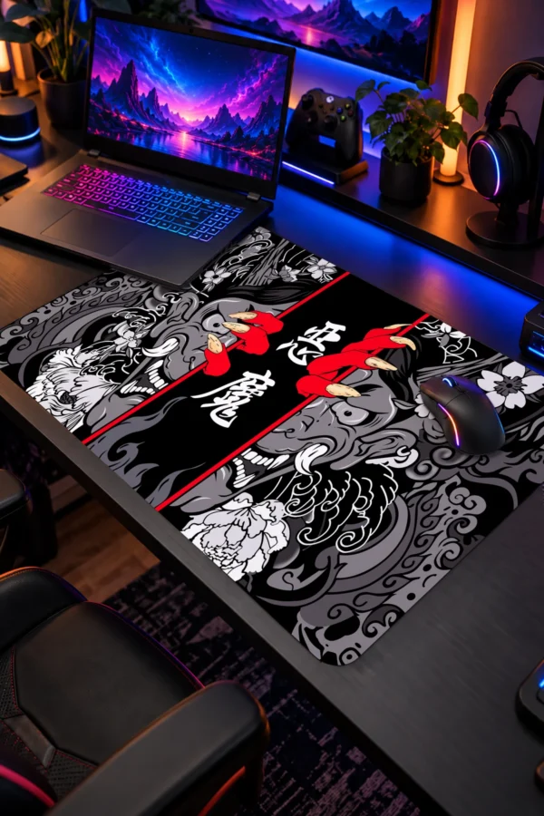Toxic Demon Gray Dizüstü Gaming Mousepad