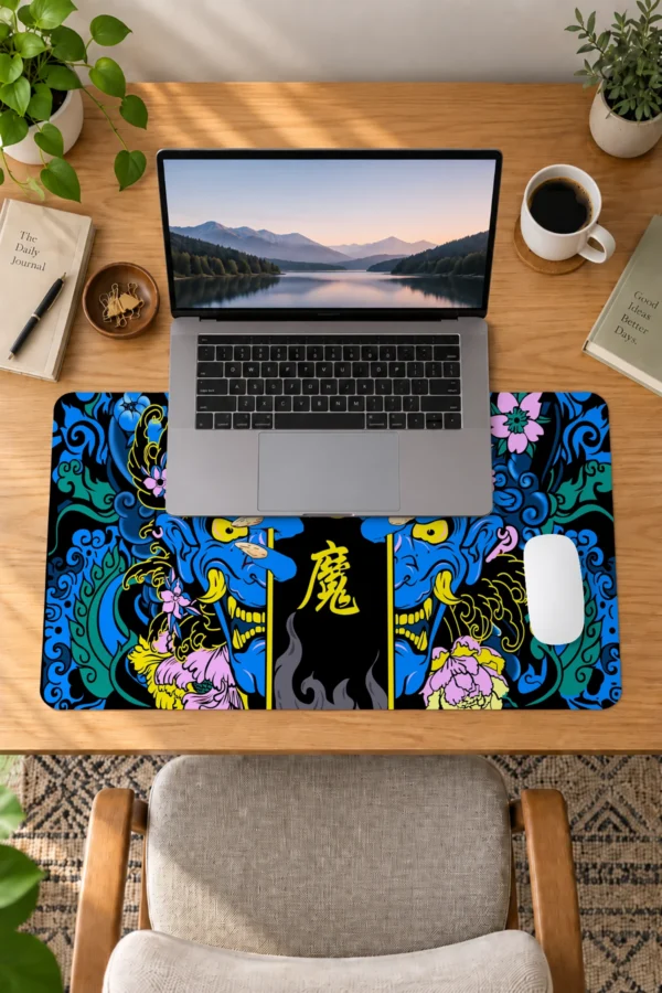 Hands of the Oni Blue 60x40 Gaming Mousepad Hands of the Oni Mavi Dizüstü Gaming Mousepad