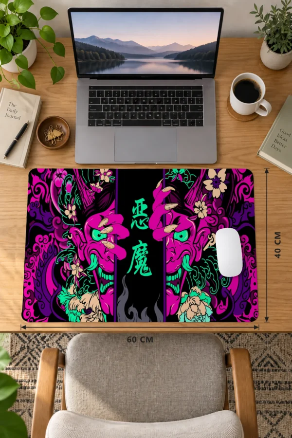 Hands of the Oni Pembe Dizüstü Gaming Mousepad