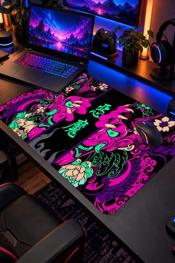 Hands of the Oni Pembe Dizüstü Gaming Mousepad