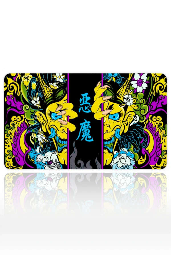 Hands of the Oni Yellow 60x40 Gaming Mousepad Hands of the Oni Sarı Dizüstü Gaming Mousepad