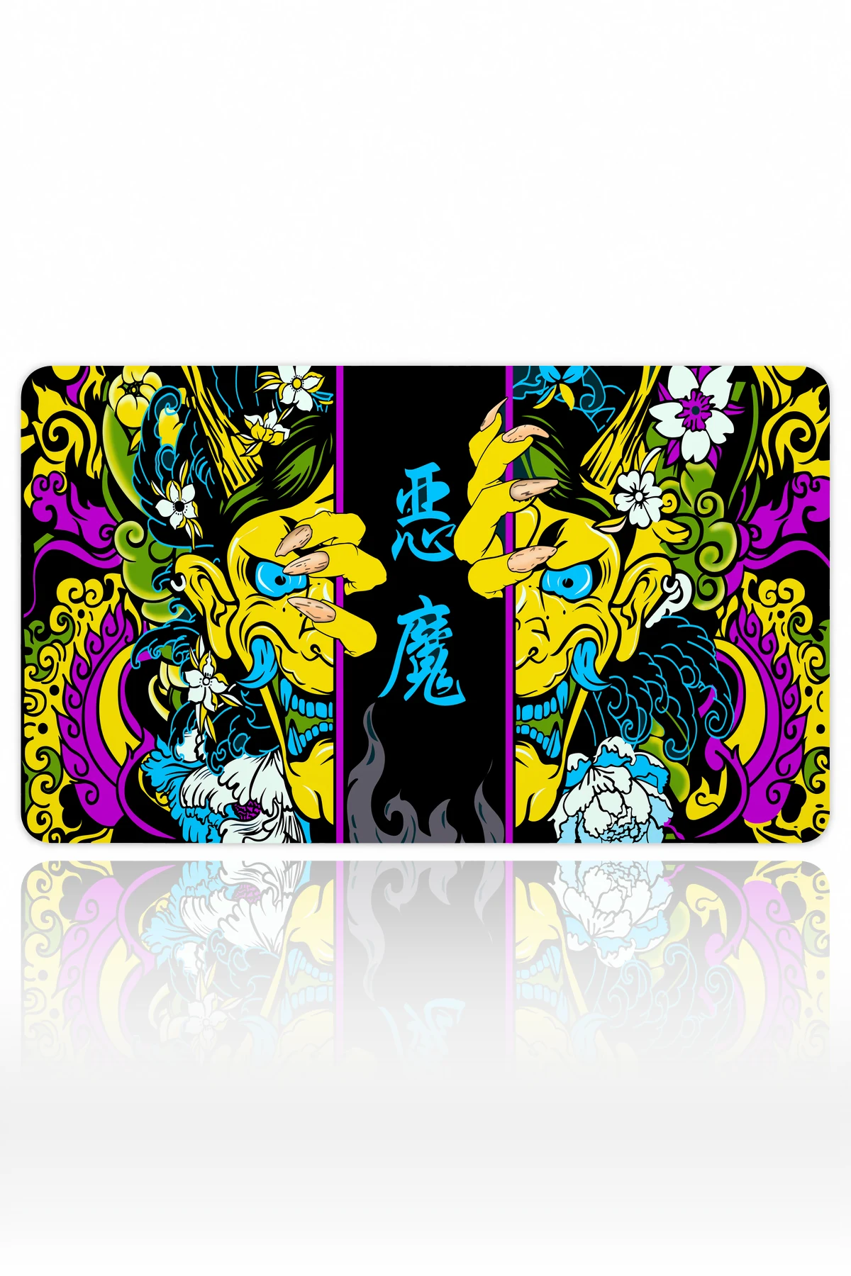 Hands of the Oni Yellow 60x40 Gaming Mousepad Hands of the Oni Sarı Dizüstü Gaming Mousepad