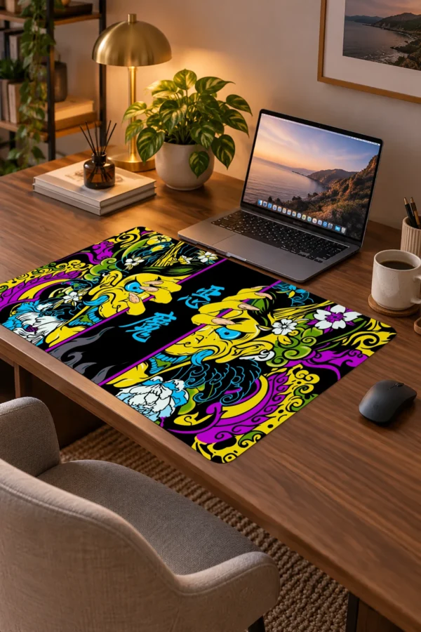 Hands of the Oni Yellow 60x40 Gaming Mousepad Hands of the Oni Sarı Dizüstü Gaming Mousepad