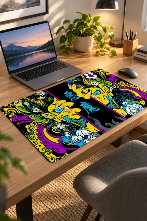 Hands of the Oni Yellow 60x40 Gaming Mousepad Hands of the Oni Sarı Dizüstü Gaming Mousepad