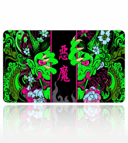 Hands of the Oni Yeşil Dizüstü Gaming Mousepad