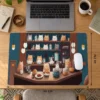 Cat Cafe Harmony 60x40 Gaming Mousepad Cat Cafe Harmony Dizüstü Gaming Mousepad