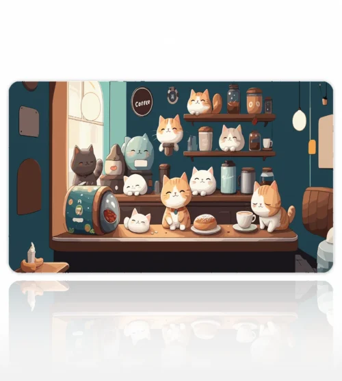 Cat Cafe Harmony 2 60x40 Gaming Mousepad Cat Cafe Harmony 2 Dizüstü Gaming Mousepad