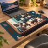 Cat Cafe Harmony 2 Dizüstü Gaming Mousepad
