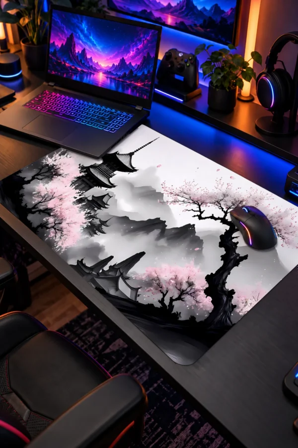 Sakura Serenity Dizüstü Gaming Mousepad