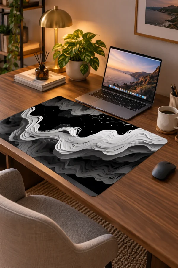 Lunar Waves Dizüstü Gaming Mousepad