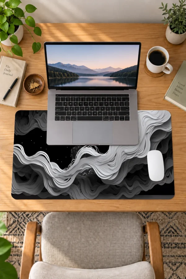 Lunar Waves Dizüstü Gaming Mousepad