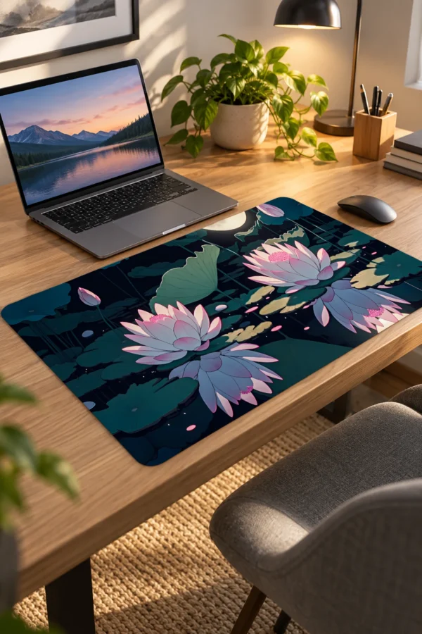 Moon Lotus 60x40 Gaming Mousepad Moon Lotus Dizüstü Gaming Mousepad