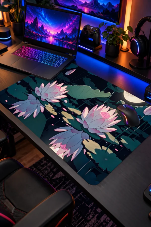 Moon Lotus 60x40 Gaming Mousepad Moon Lotus Dizüstü Gaming Mousepad