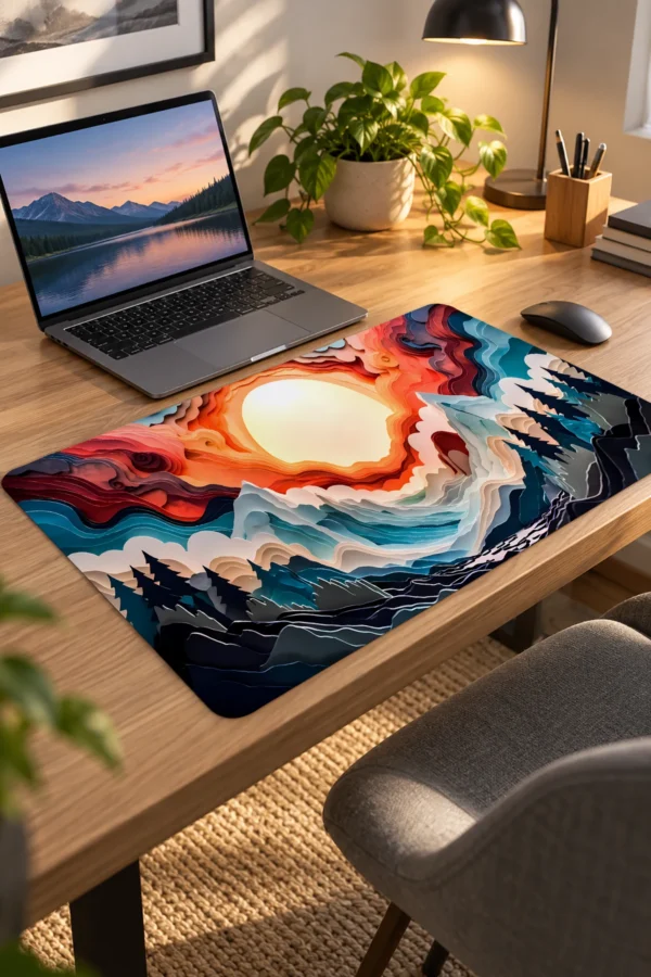 Aurora Rise 60x40 Gaming Mousepad Aurora Rise Dizüstü Gaming Mousepad