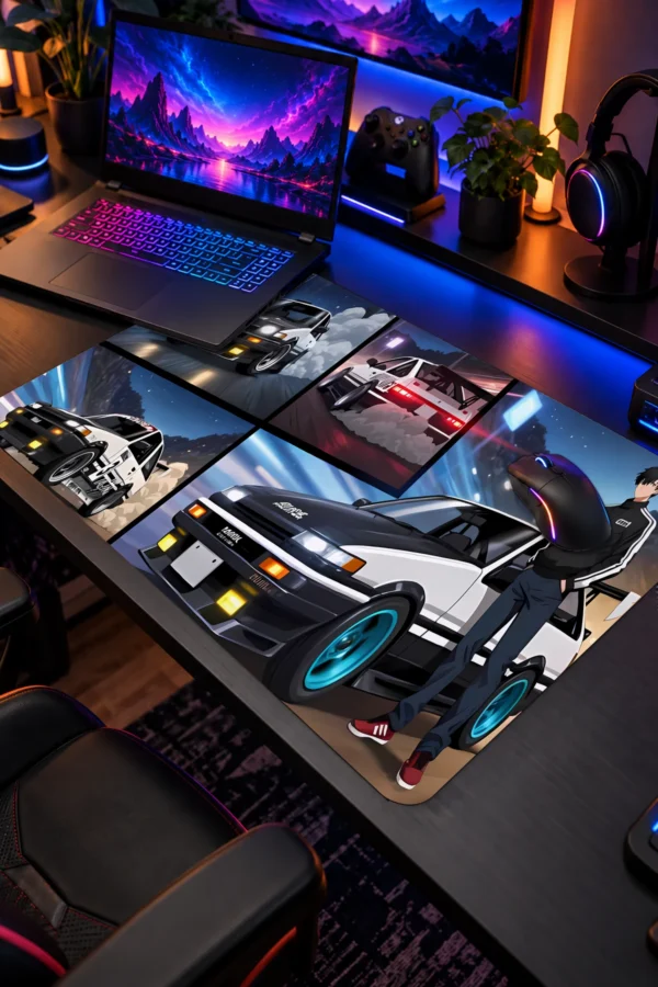 Night Drift Legend Dizüstü Gaming Mousepad
