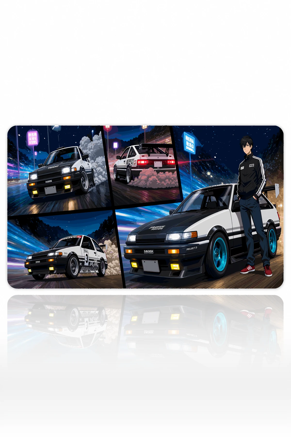 Akina Midnight Drift Dizüstü Gaming Mousepad