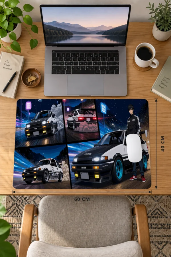 Akina Midnight Drift Dizüstü Gaming Mousepad