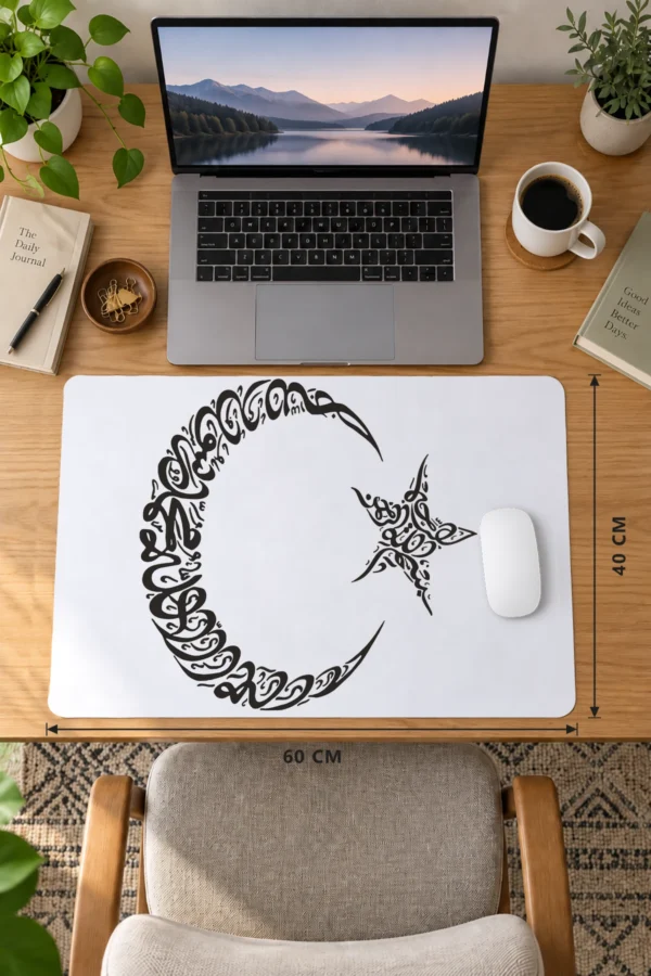Sırlı Hilal Dizüstü Gaming Mousepad