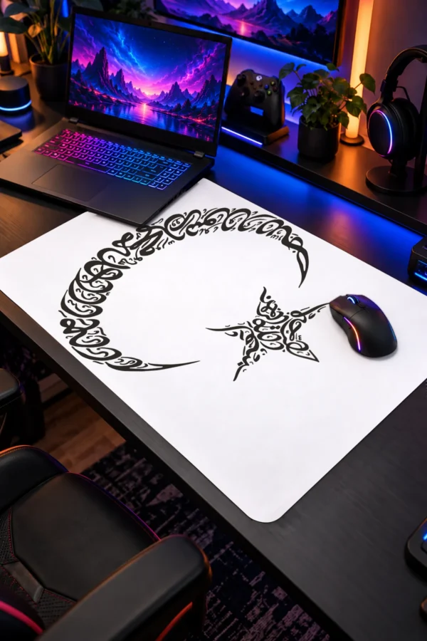 Sırlı Hilal Dizüstü Gaming Mousepad