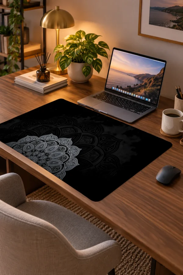 Midnight Mandala 60x40 Gaming Mousepad Midnight Mandala Dizüstü Gaming Mousepad