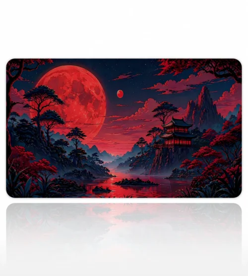 Crimson Moonrise 60x40 Gaming Mousepad Crimson Moonrise Dizüstü Gaming Mousepad