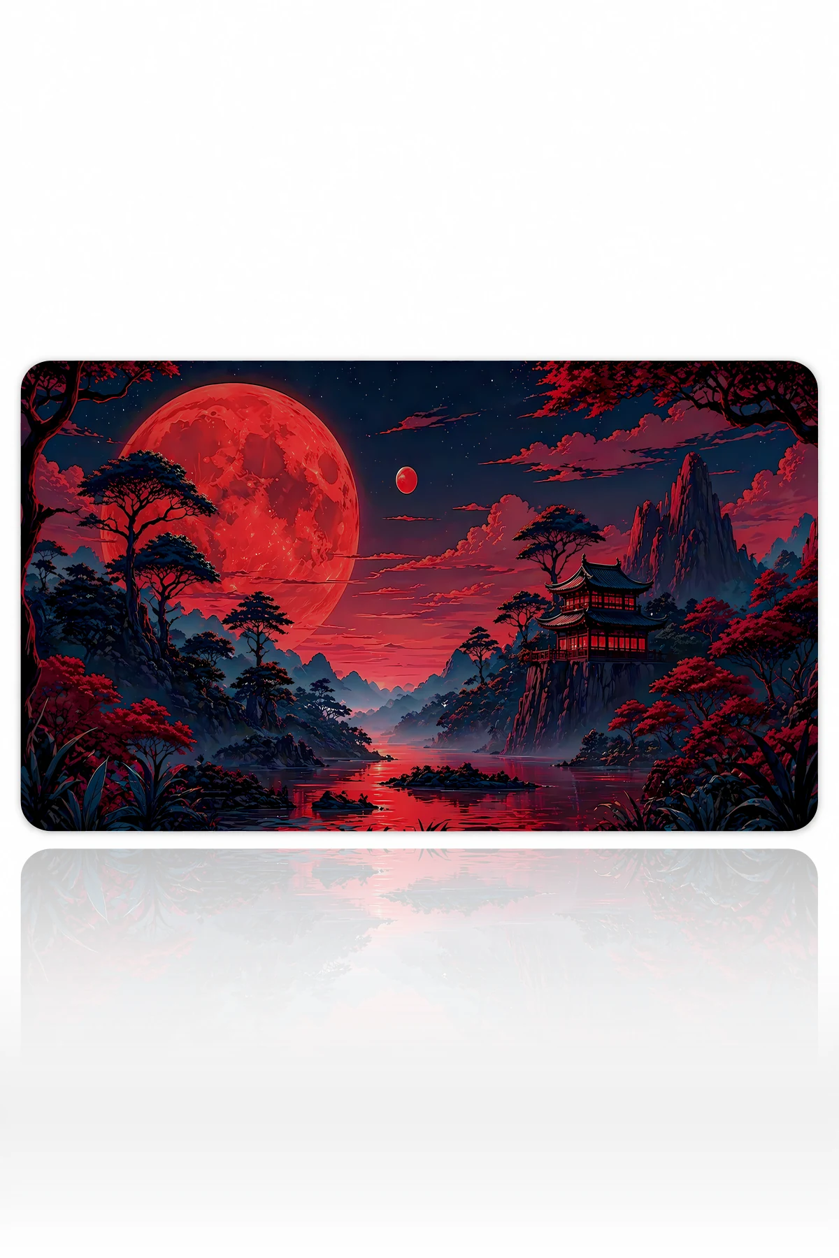 Crimson Moonrise 60x40 Gaming Mousepad Crimson Moonrise Dizüstü Gaming Mousepad
