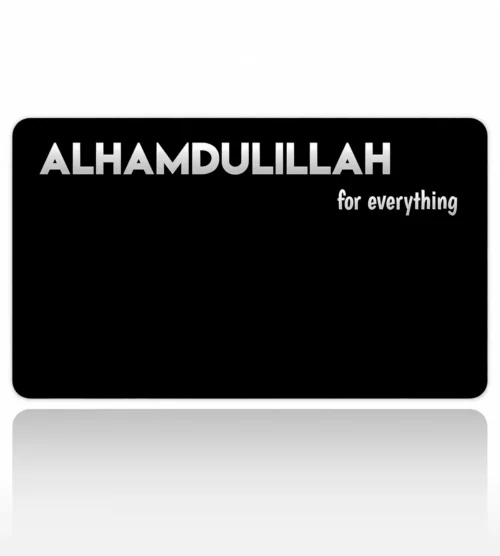 Eternal Gratitude 60x40 Gaming Mousepad Elhamdülillah Dizüstü Gaming Mousepad