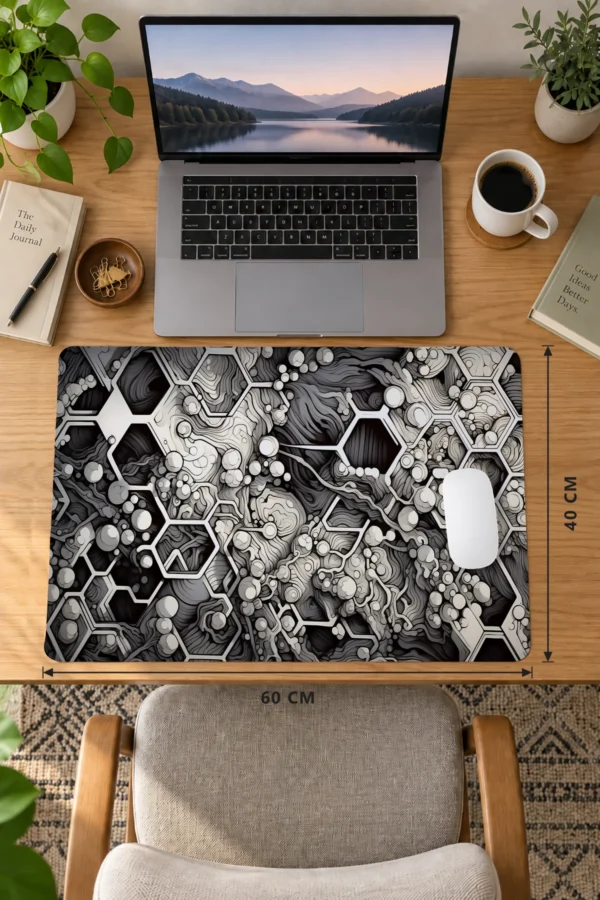 Quantum Hive 60x40 Gaming Mousepad Shadow Bloom ETSY-247 Dizüstü Gaming Mousepad
