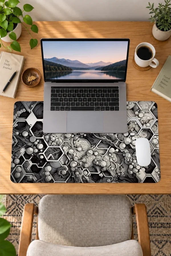 Quantum Hive 60x40 Gaming Mousepad Shadow Bloom ETSY-247 Dizüstü Gaming Mousepad