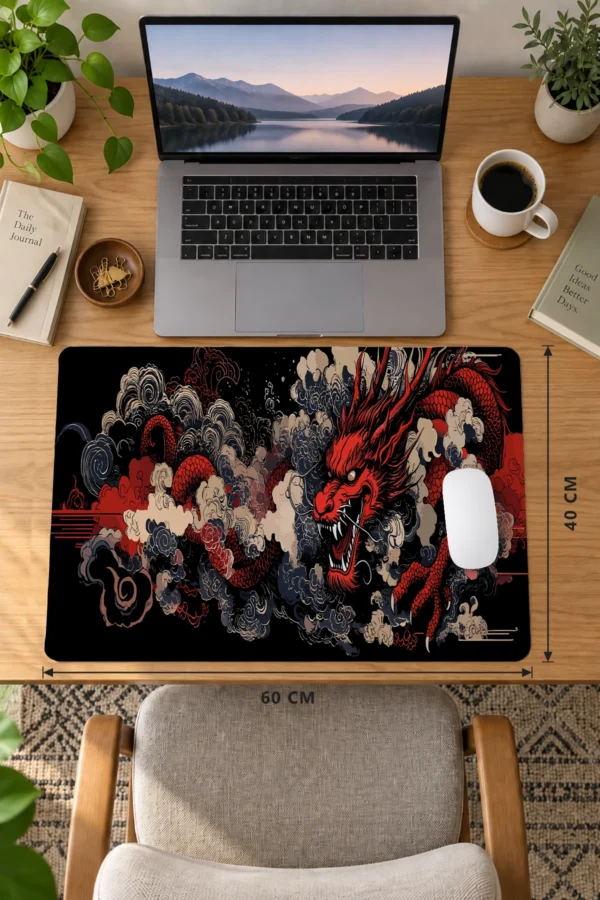 Ashen Fang 60x40 Gaming Mousepad Ashen Fang Dizüstü Gaming Mousepad