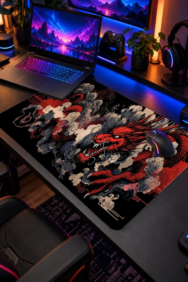 Ashen Fang 60x40 Gaming Mousepad Ashen Fang Dizüstü Gaming Mousepad