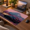 Neon Sakura Drive 60x40 Gaming Mousepad Araba Modelleri Neon Sakura Drive Dizüstü Gaming Mousepad