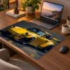 Golden Outlaw 60x40 Gaming Mousepad Araba Modelleri Golden Outlaw Drive Dizüstü Gaming Mousepad