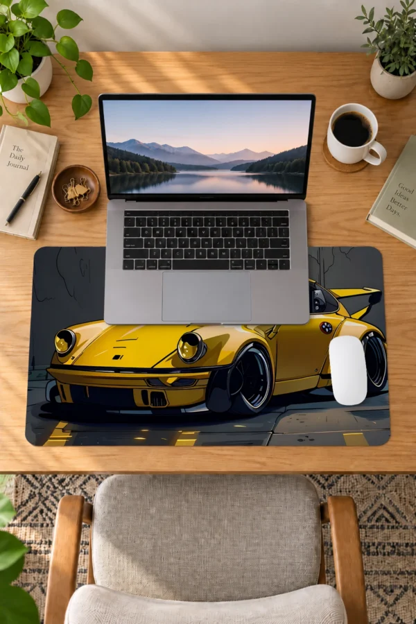 Golden Outlaw 60x40 Gaming Mousepad Araba Modelleri Golden Outlaw Drive Dizüstü Gaming Mousepad